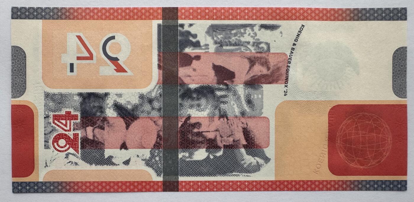 2026第7场（总第234期）：精品外钞、塑料钞、测试钞综合场  版三/纸质 德国高宝Koenig&Bauer 2024年“一体化生态系统”纸质版测试钞UNC