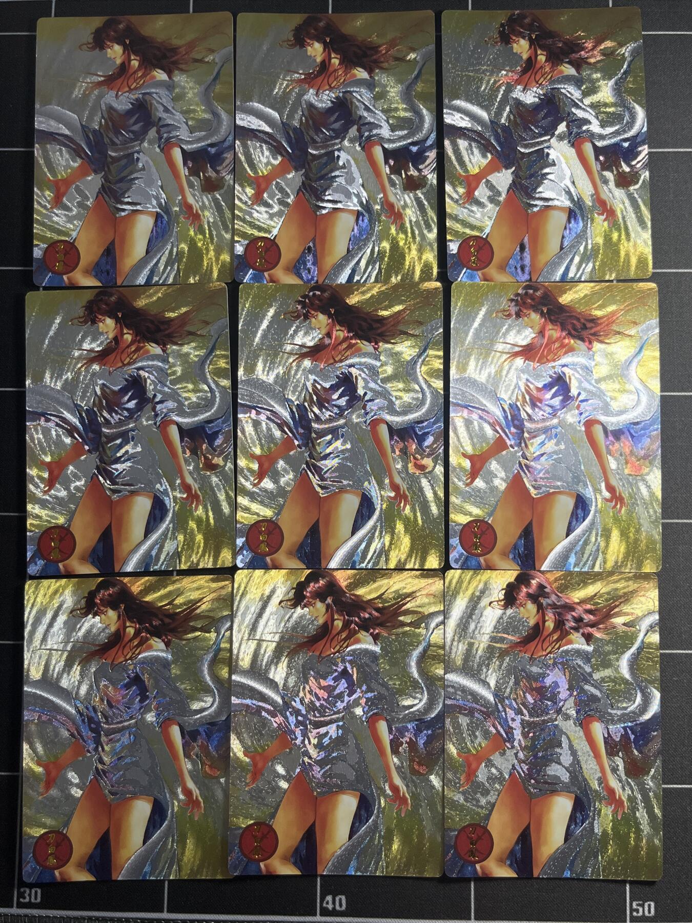 欢迎送拍、零成本上架，释放现金流，合理分配上拍卡品 【粗闪一套】 奇典自制卡一套9张