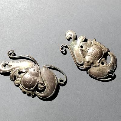 PCAI钱币  16-809  民清老银饰专场  各式纪念章小专场 - 清代至民国的民俗银饰 银量末知 民俗银饰不与银价挂勾