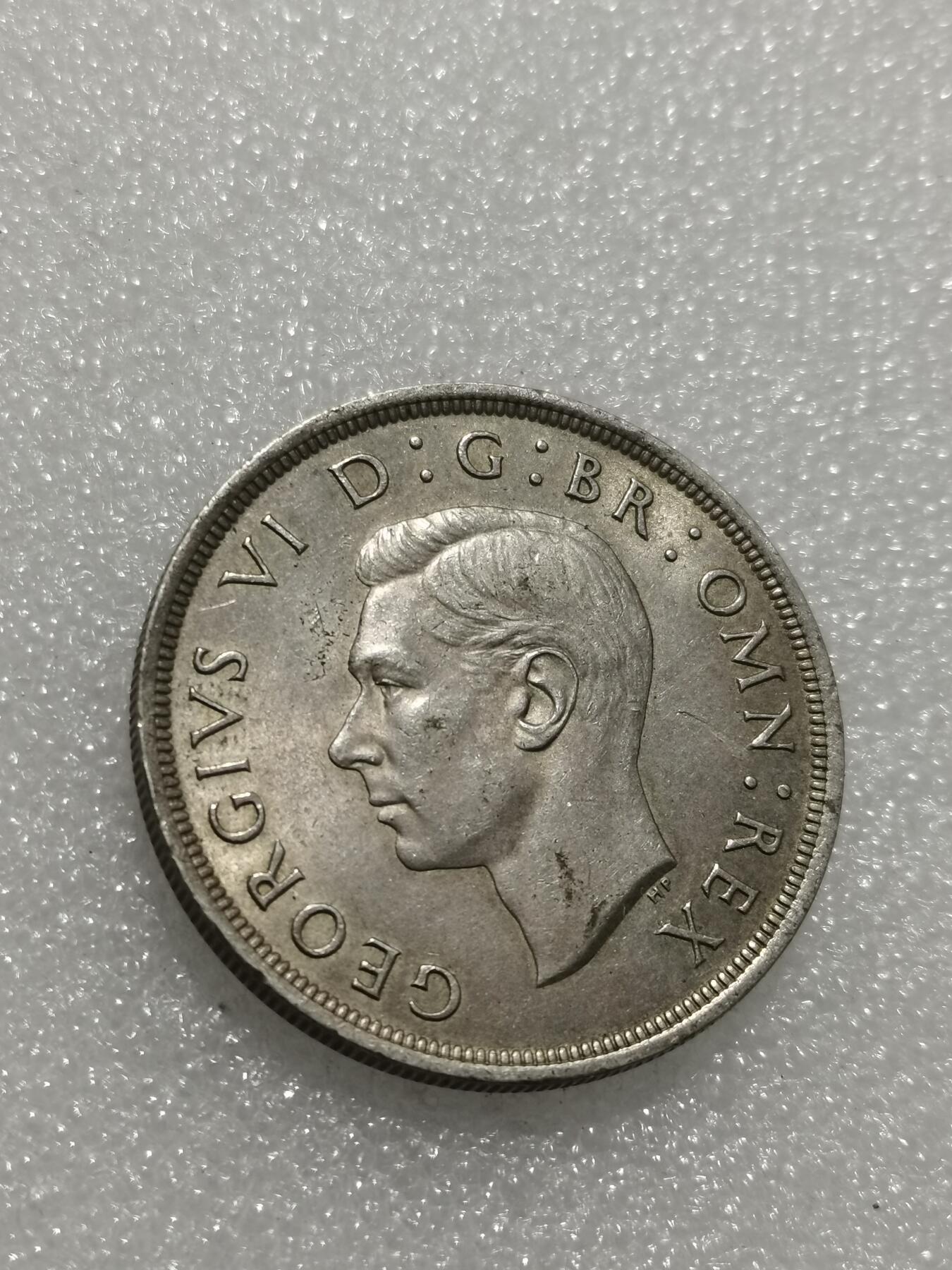 天下钱庄专场欢迎参拍 英国乔治六世登基克朗银币