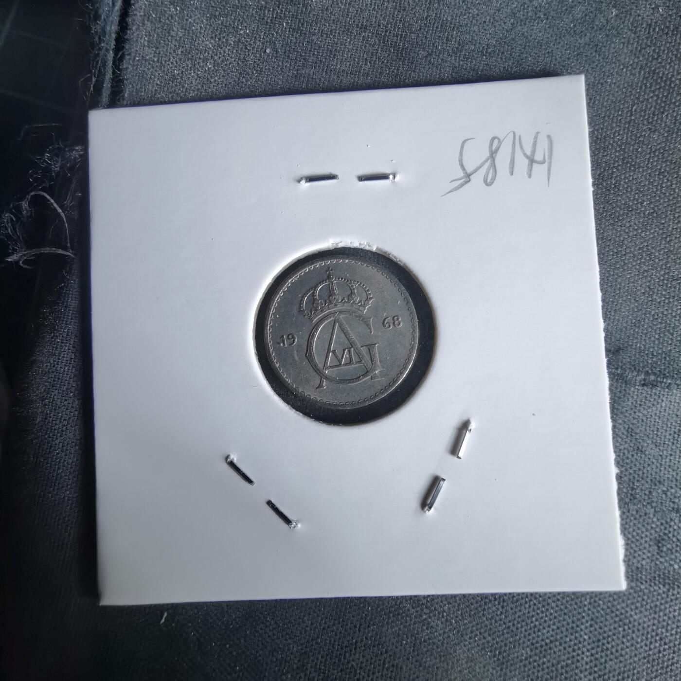 沼泽如烟--第1058场 瑞典1968年10欧尔