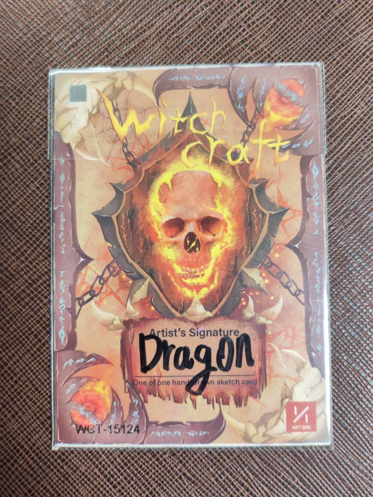 第111期阳大大卡牌拍卖第111期（持续收拍品，周五晚上九点截拍，进群福利早知道） 【手绘卡】龙 苗疆巫蛊术 细节非常到位 绝色手绘卡1/1