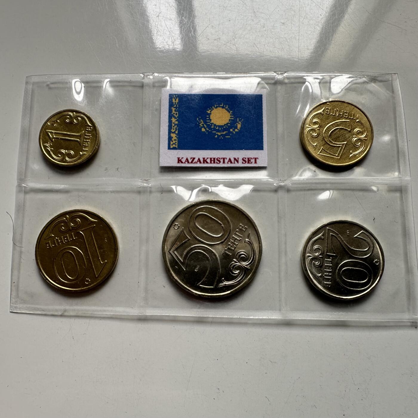 🌹外币初藏🌹🐯2026年第43场   每周二四六晚8️⃣点  世界硬币 哈萨克斯坦五枚套