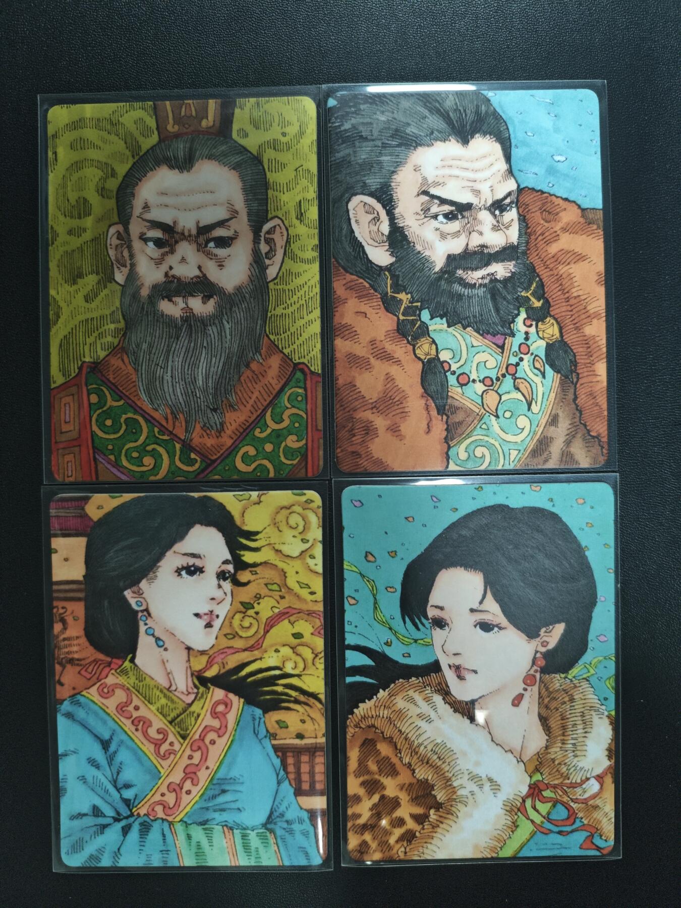 天玑星卡拍第188期《4.20周一截拍》持续收拍收评中 满赠卡需备注 小花瓣艺术文创 曹操 左贤王 蔡文姬 限编100 普卡 四张