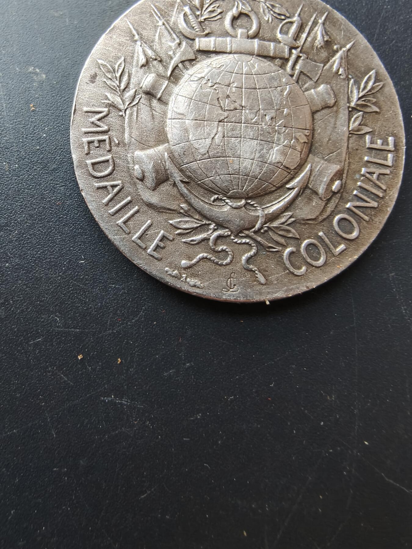 老王徽章第192期 法国殖民奖章    摩洛哥勋条    950银     20.6g