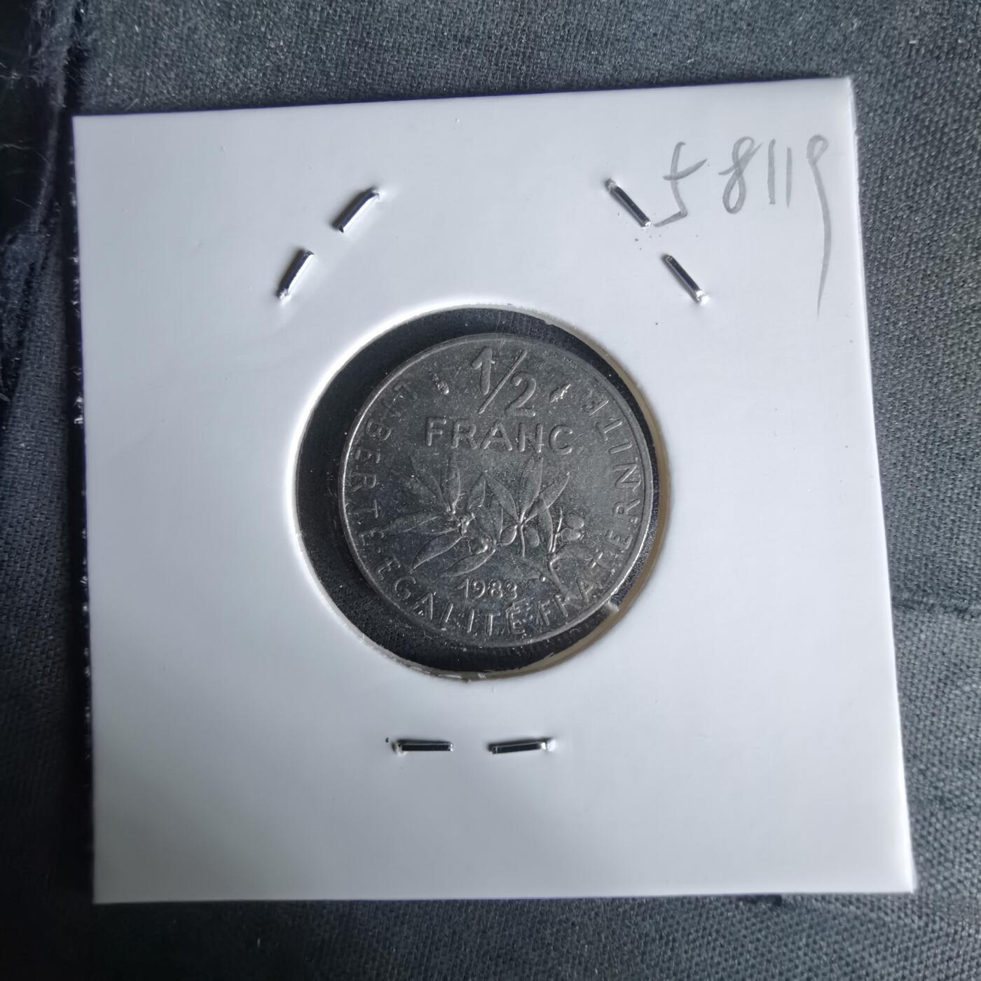 沼泽如烟--第1058场 法国1983年半法郎