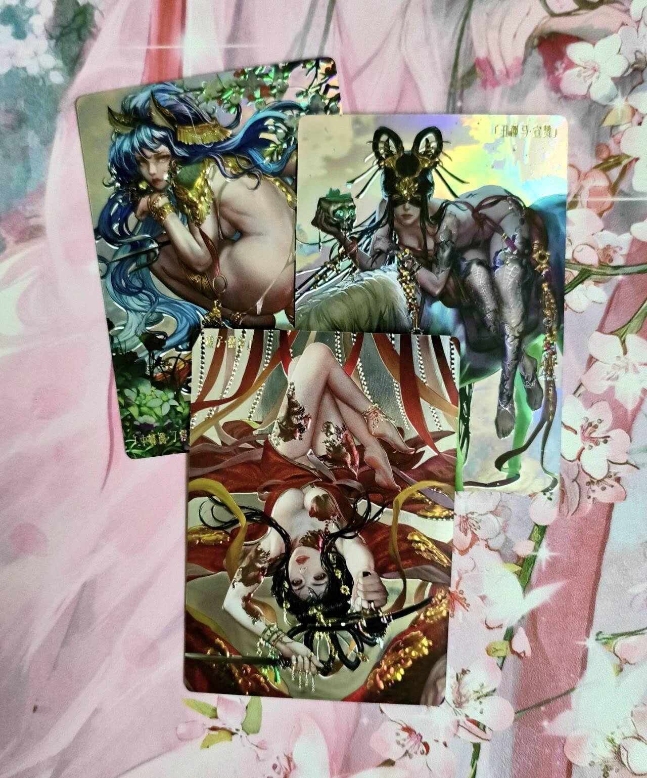 龙虎卡牌-八三场（满200元包邮，无佣金，每周六结拍，欢迎送拍） 全息镭雕3张 卡玩帕克 异界水浒神姬某弹 C