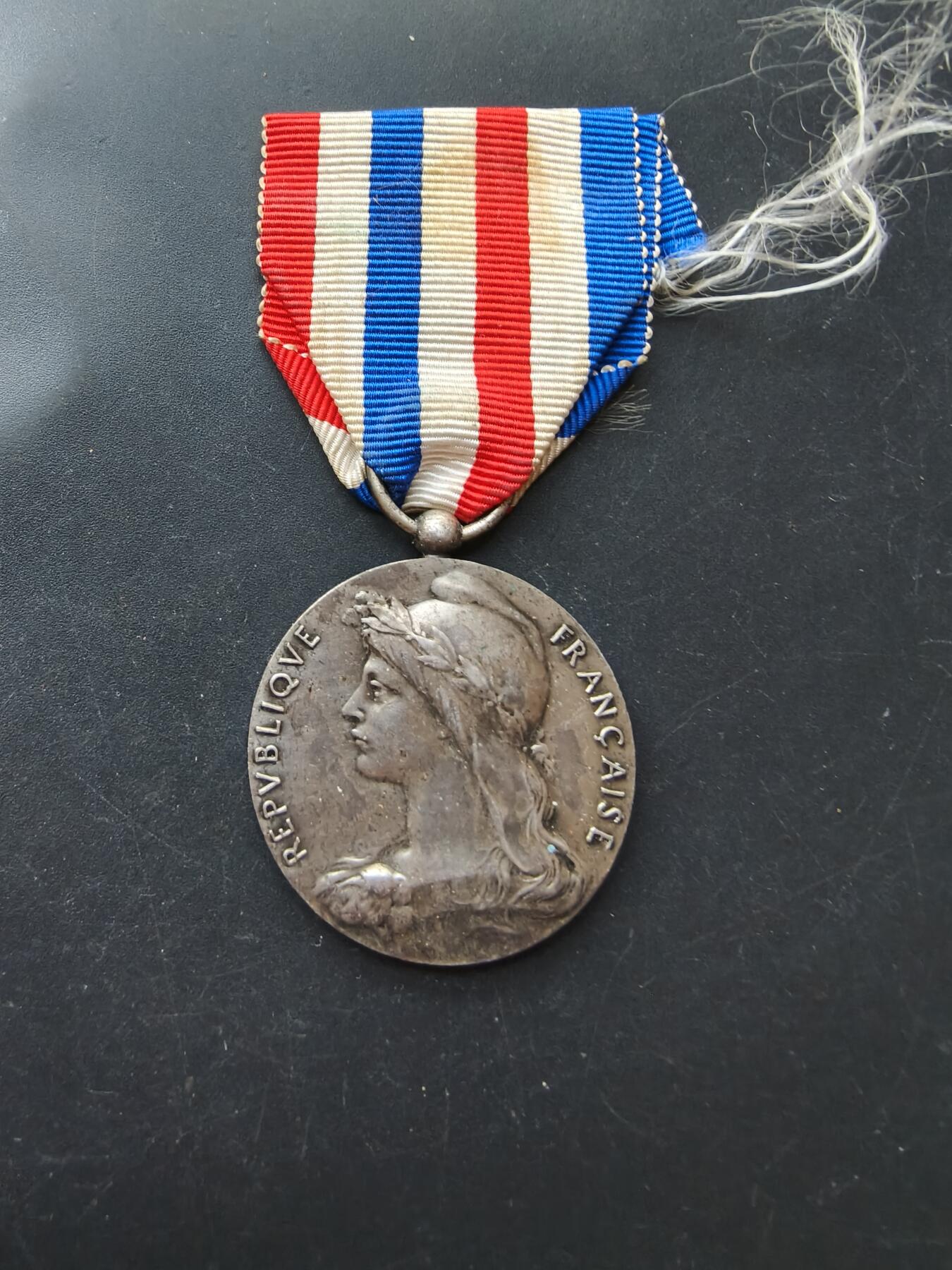 老王徽章第192期 法国银级铁路服务奖章    罗蒂版