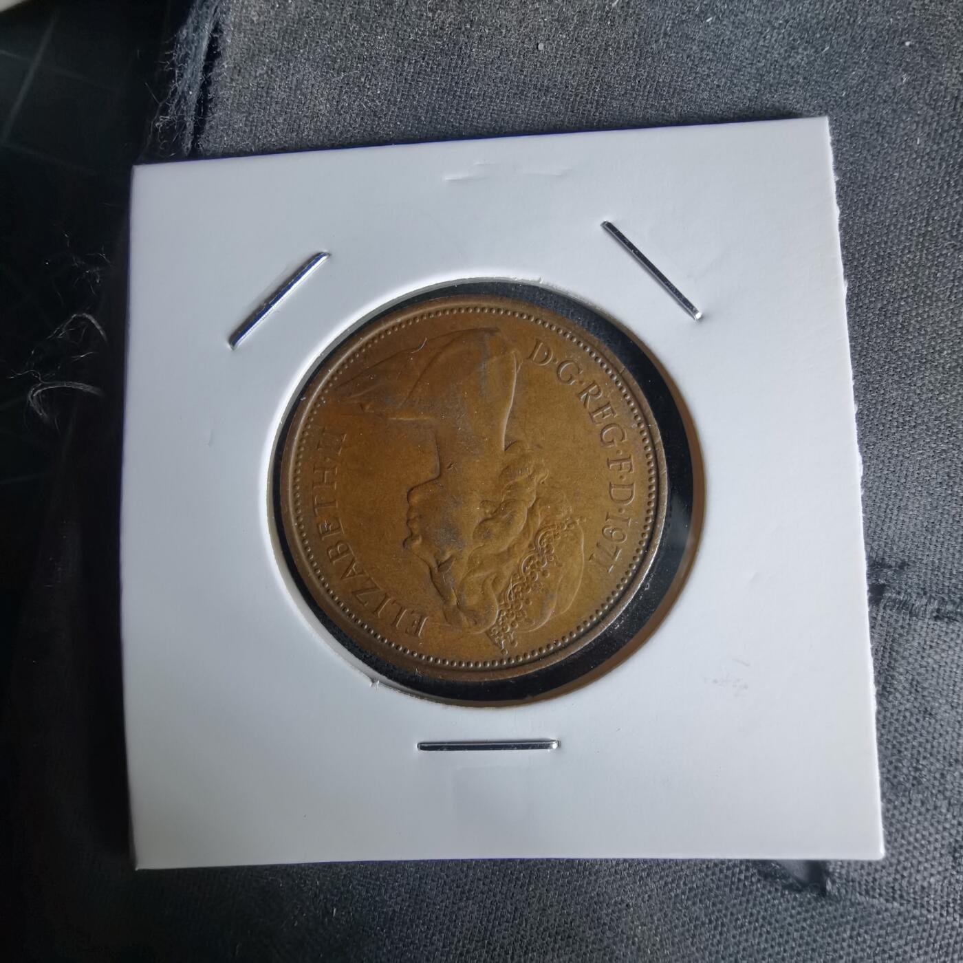 沼泽如烟--第1058场 英国1971年2便士