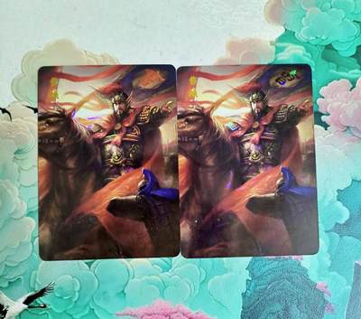 龙虎卡牌-八三场（满200元包邮，无佣金，每周六结拍，欢迎送拍） - 彩闪+钻闪 百里 飞鸿水浒特卡 - 曹操 二工艺