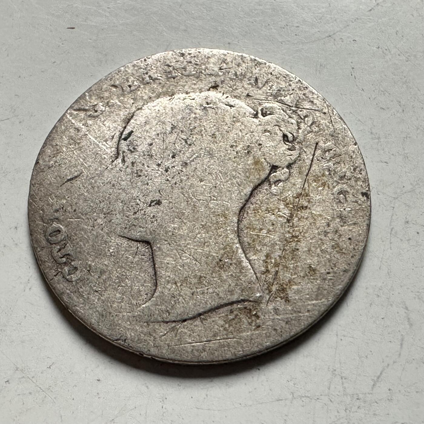 🌹外币初藏🌹🐯2026年第43场   每周二四六晚8️⃣点  世界硬币 英国维多利亚三便士银币 b