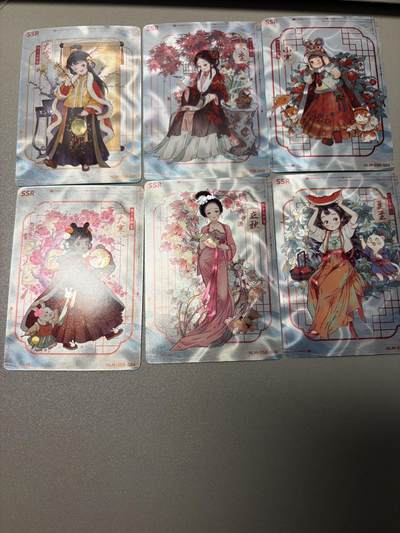 麦趣喜第六场   (4月17号周五晚上22点截拍，专注买家市场，福利拉满)  万漫社 红楼梦 24节气卡 折光工艺 有点光刻的感觉