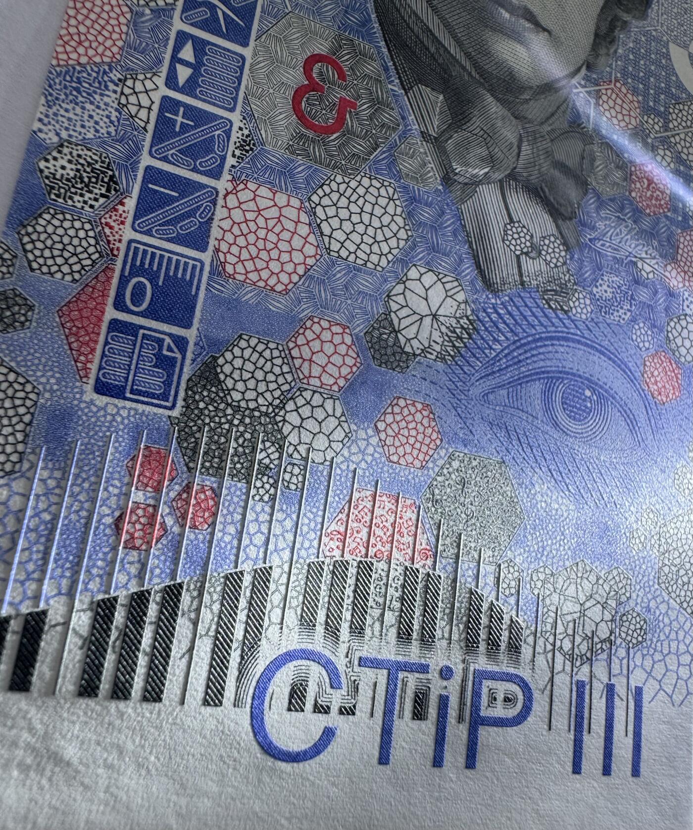 2026第7场（总第234期）：精品外钞、塑料钞、测试钞综合场  德国高宝Koenig&Bauer 2022年“ONE Portrait”人物肖像单面凹印测试钞UNC