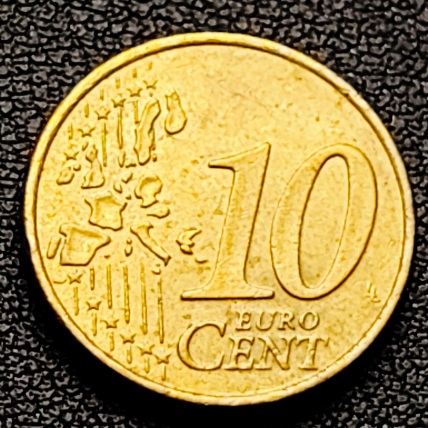 泉币菌-第226场-拍品多 请提前出价 先驱领导 希腊10欧分黄铜人物硬币 19.7毫米 纪念币铜钱