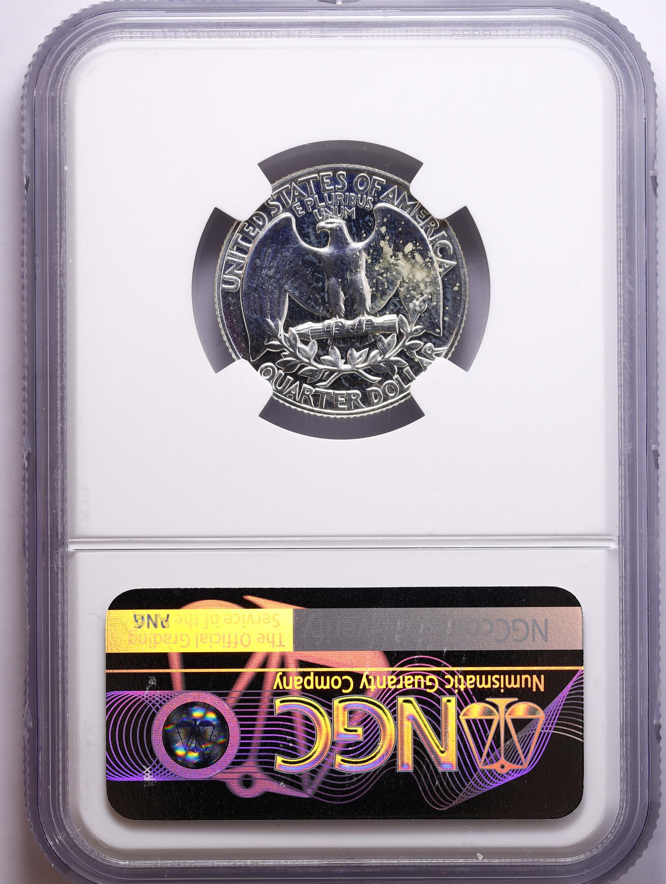 观钱 近现代机制币拍卖No.008（全场顺丰包邮，不区分偏远地区）  1960 年美国 华盛顿 25 分（25C）精制银币 NGC PF63 6.25g 90%银