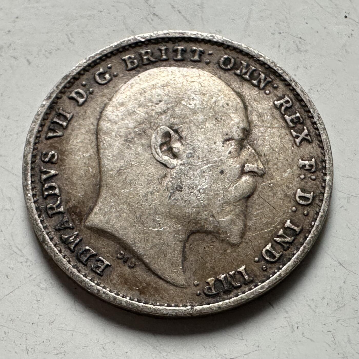 🌹外币初藏🌹🐯2026年第43场   每周二四六晚8️⃣点  世界硬币 英国 1903年 爱德华七世 3便士银币 1.41克-16毫米-92.5%银