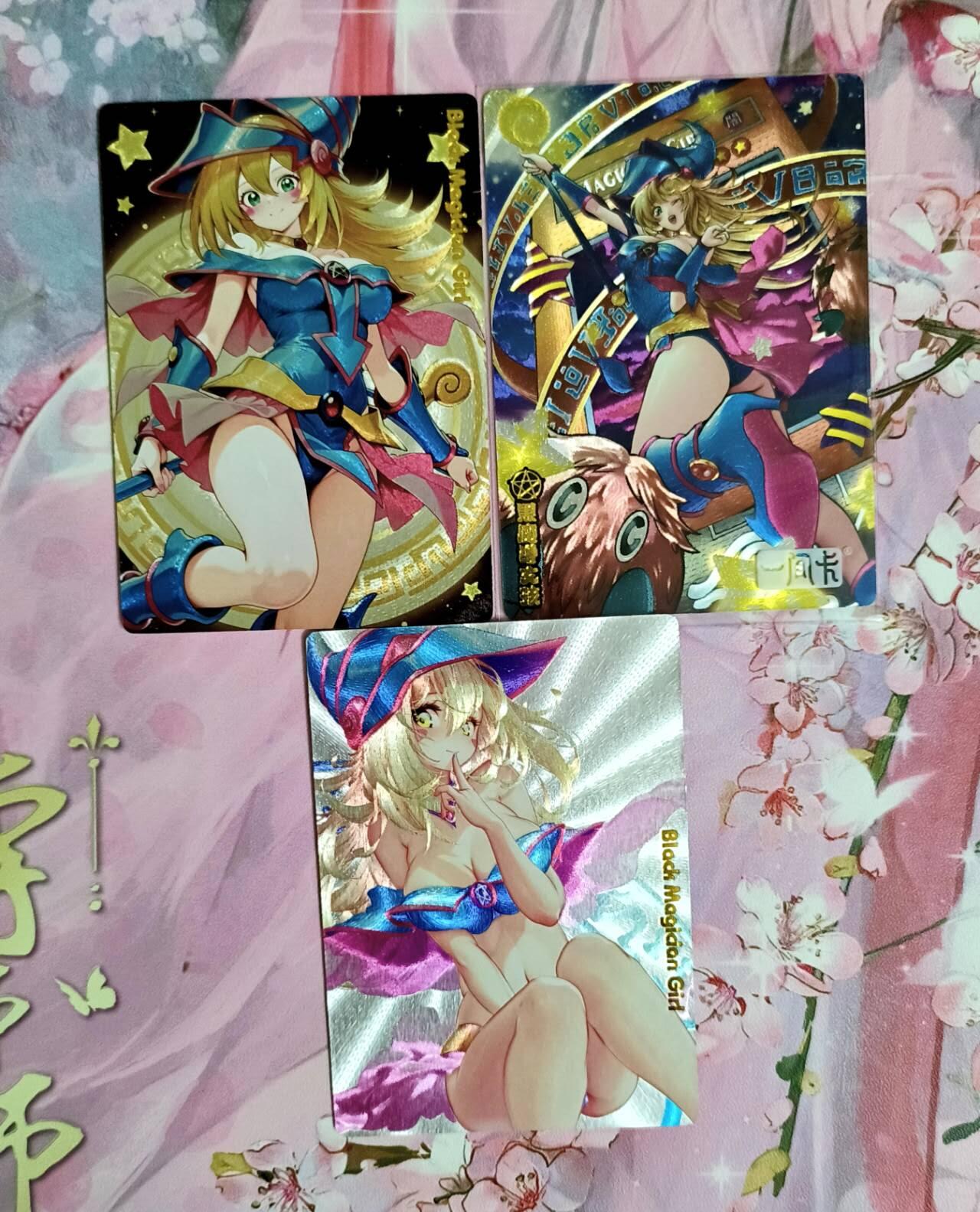 龙虎卡牌-八三场（满200元包邮，无佣金，每周六结拍，欢迎送拍） 粗闪3张 奇点 女黑魔导