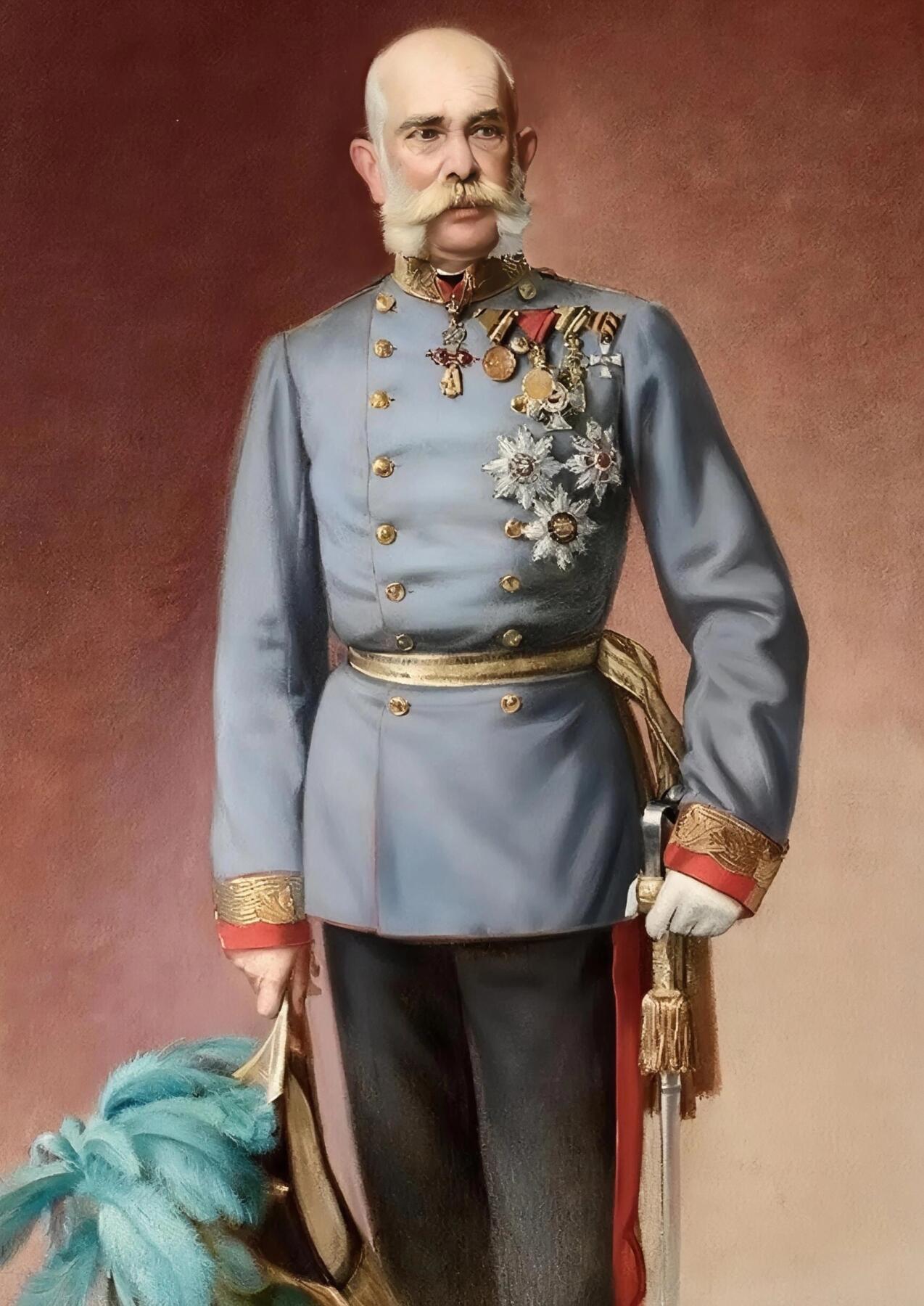 【俄甄集藏】满园春色-2026年(051)04-22星期三 晚 19:30 全场包邮 奥匈帝国1898年纪念弗朗茨·约瑟夫一世执政50周年大铜章，NGC MS63，双翼胜利女神庇佑下的年轻与年迈皇帝，维也纳顶级雕刻师卡尔·拉德尼茨基作品，巧克力包浆，高浮雕，名誉品种，直径：63mm