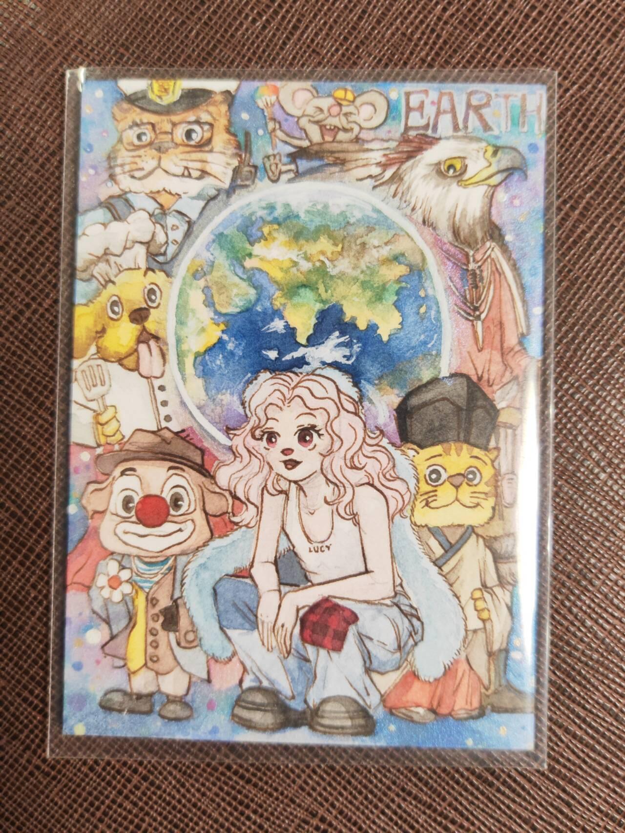 第111期阳大大卡牌拍卖第111期（持续收拍品，周五晚上九点截拍，进群福利早知道） 【手绘卡】MR,TK  行星绮想录 小小卡位 大大幻想 绝色手绘卡1/1