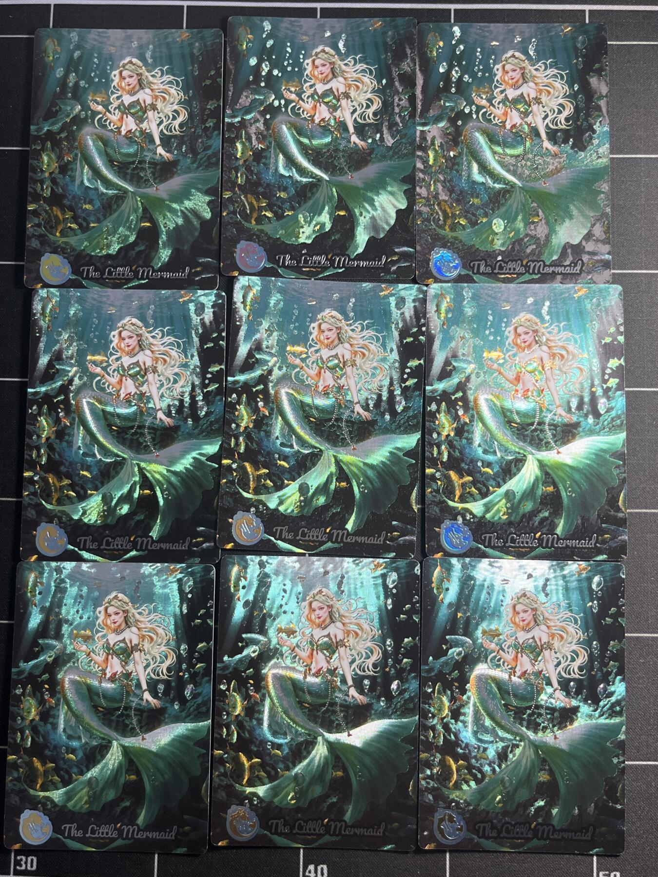 欢迎送拍、零成本上架，释放现金流，合理分配上拍卡品 【粗闪一套】 奇典自制卡一套9张