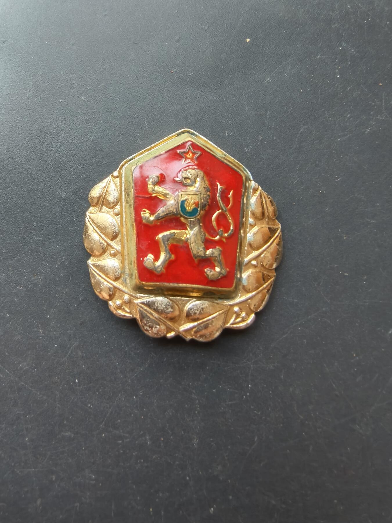 老王徽章第192期 捷克斯洛伐克人民军帽徽