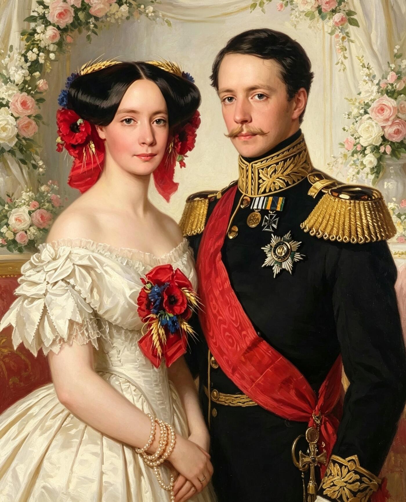 【俄甄集藏】满园春色-2026年(051)04-22星期三 晚 19:30 全场包邮 德国1892年纪念萨克森-魏玛-爱森纳赫大公卡尔·亚历山大与荷兰公主苏菲金婚大银章，NGC MS61，高浮雕，类精制底板，五彩包浆，转光品相，柏林造币厂著名雕刻师Loos作品，直径：50mm，名誉品种