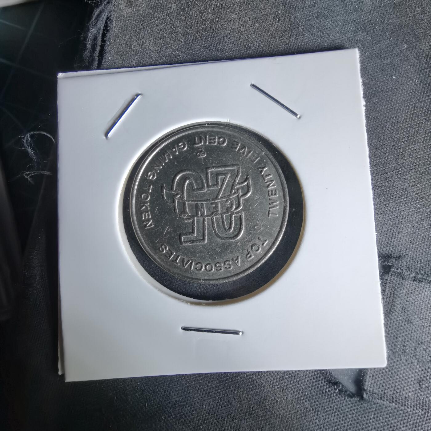 沼泽如烟--第1058场 Discovery Cruises（发现号邮轮）25美分赌场游戏代币