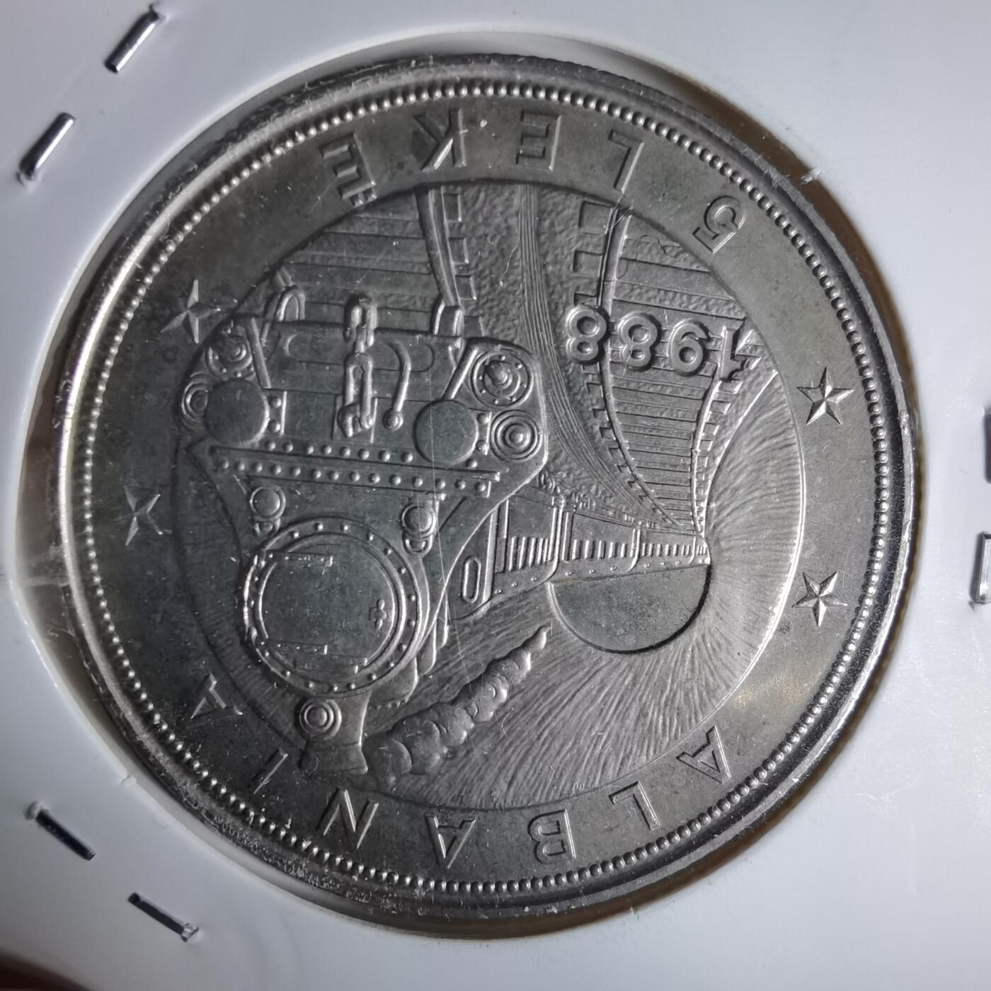 沼泽如烟--第1058场 阿尔巴尼亚1988年5列克纪念币