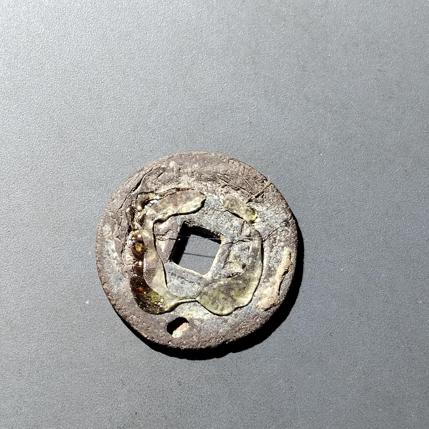 PCAI钱币  16-809  民清老银饰专场  各式纪念章小专场 乾隆通宝