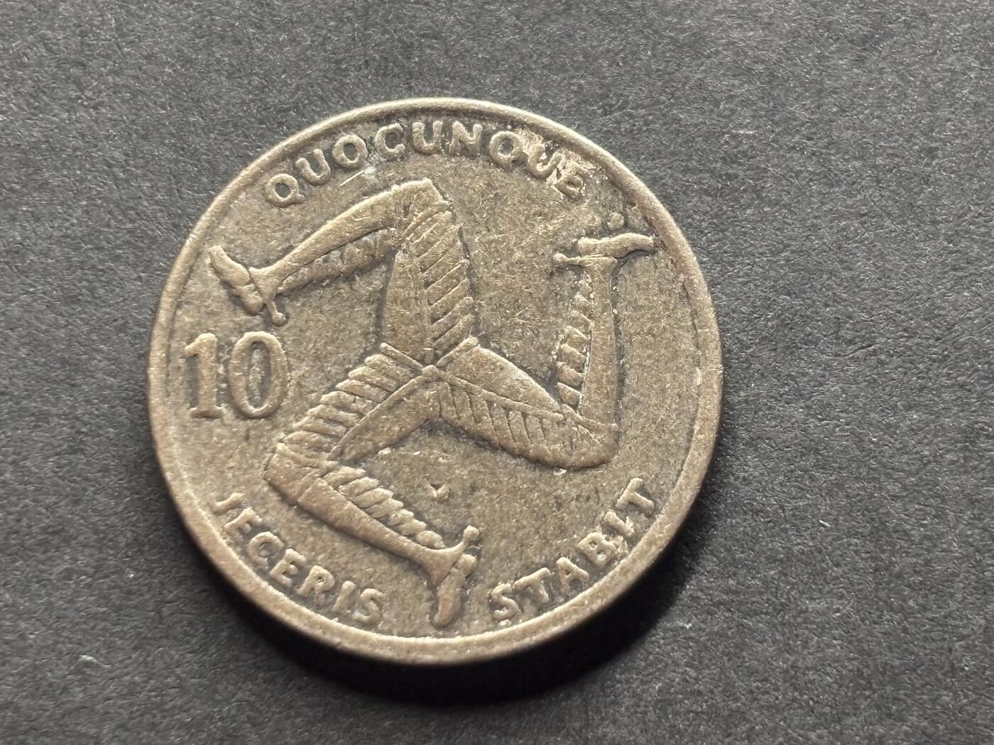 邮泉阁外国硬币限时拍卖第四十六场 （硬币在国外，请付邮费6元） 马恩岛