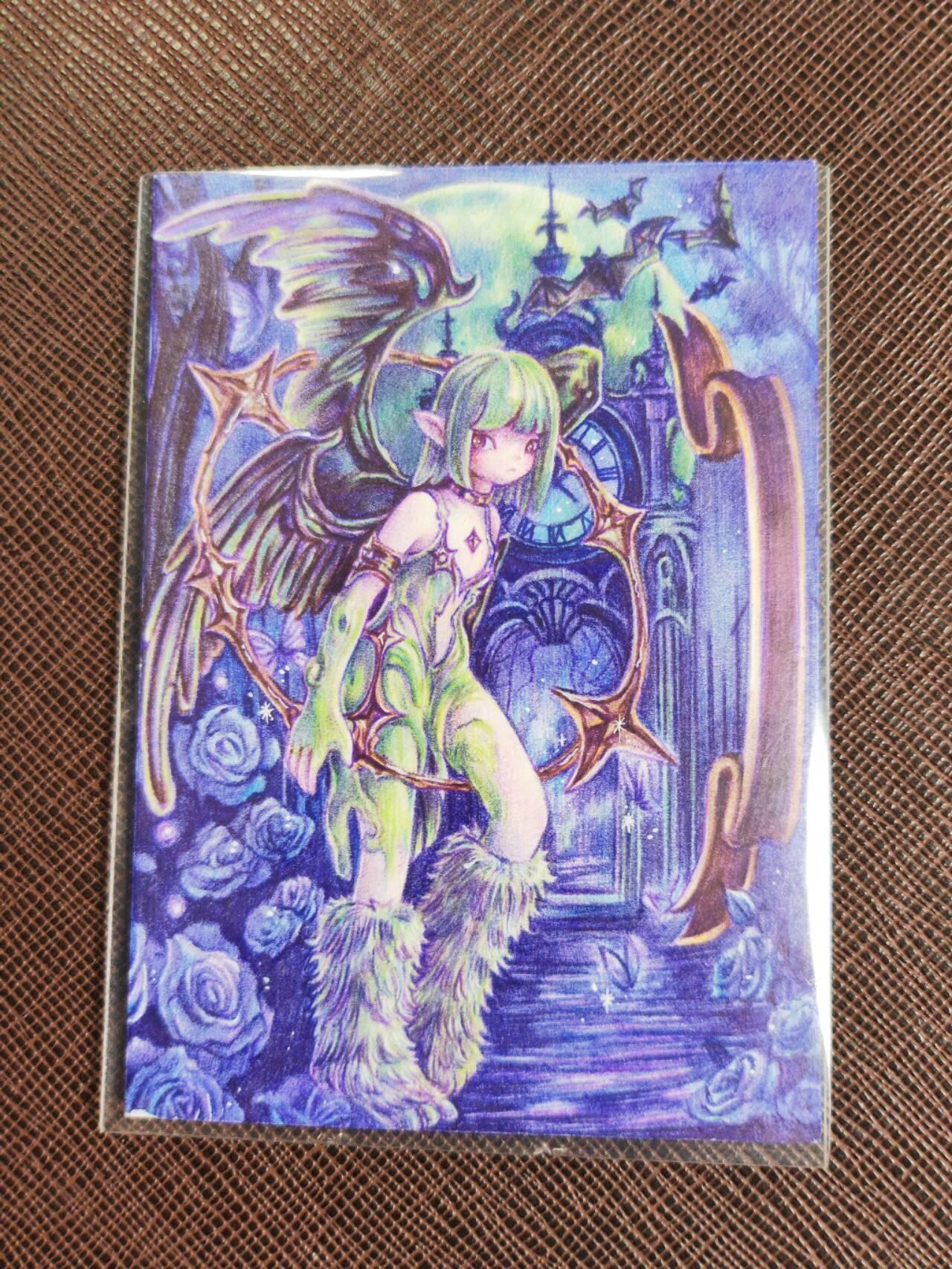 第111期阳大大卡牌拍卖第111期（持续收拍品，周五晚上九点截拍，进群福利早知道） 【手绘卡】金检鱼 圆珠笔 精灵公主 绝色手绘卡1/1