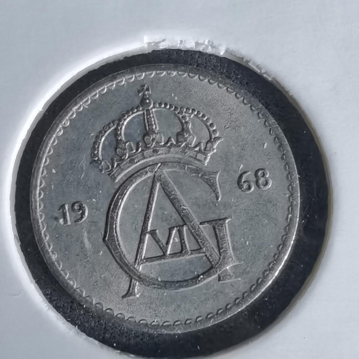 沼泽如烟--第1058场 瑞典1968年10欧尔