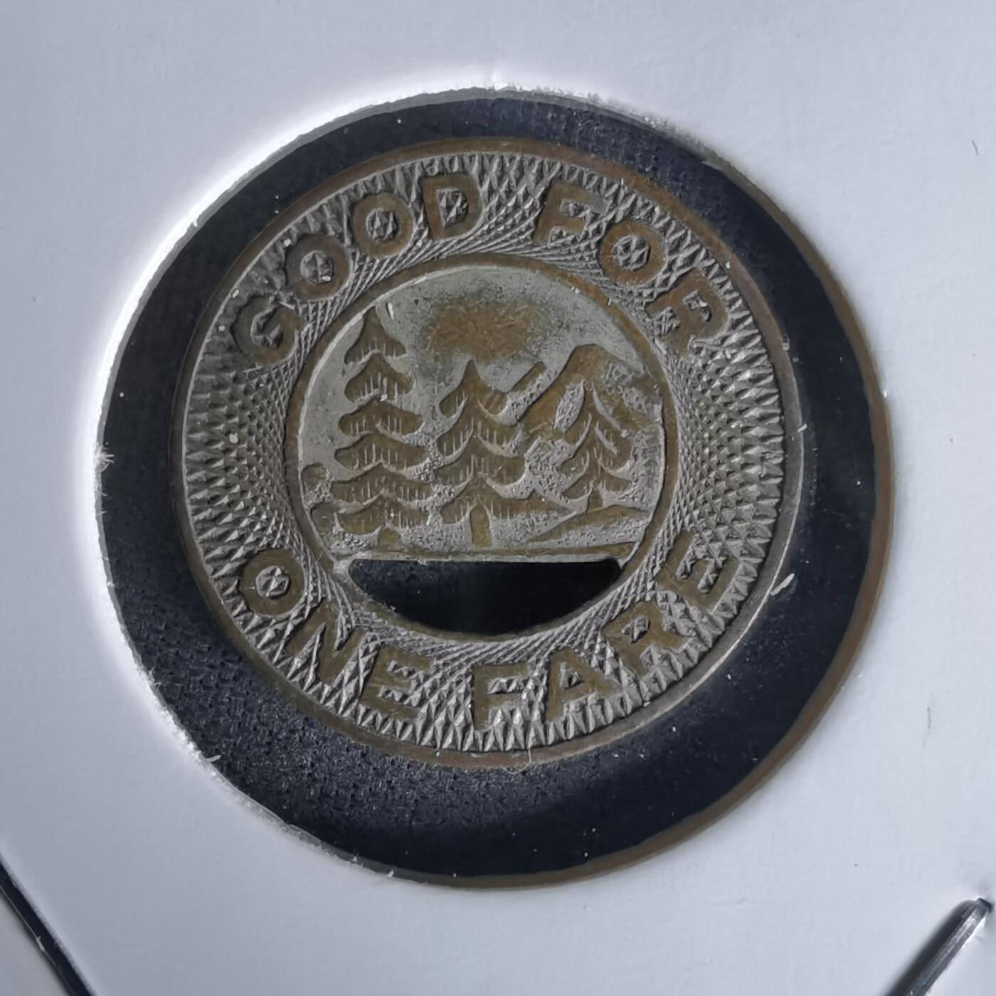 沼泽如烟--第1058场 美国西雅图交通局（Seattle Transit System）的老式通勤代币