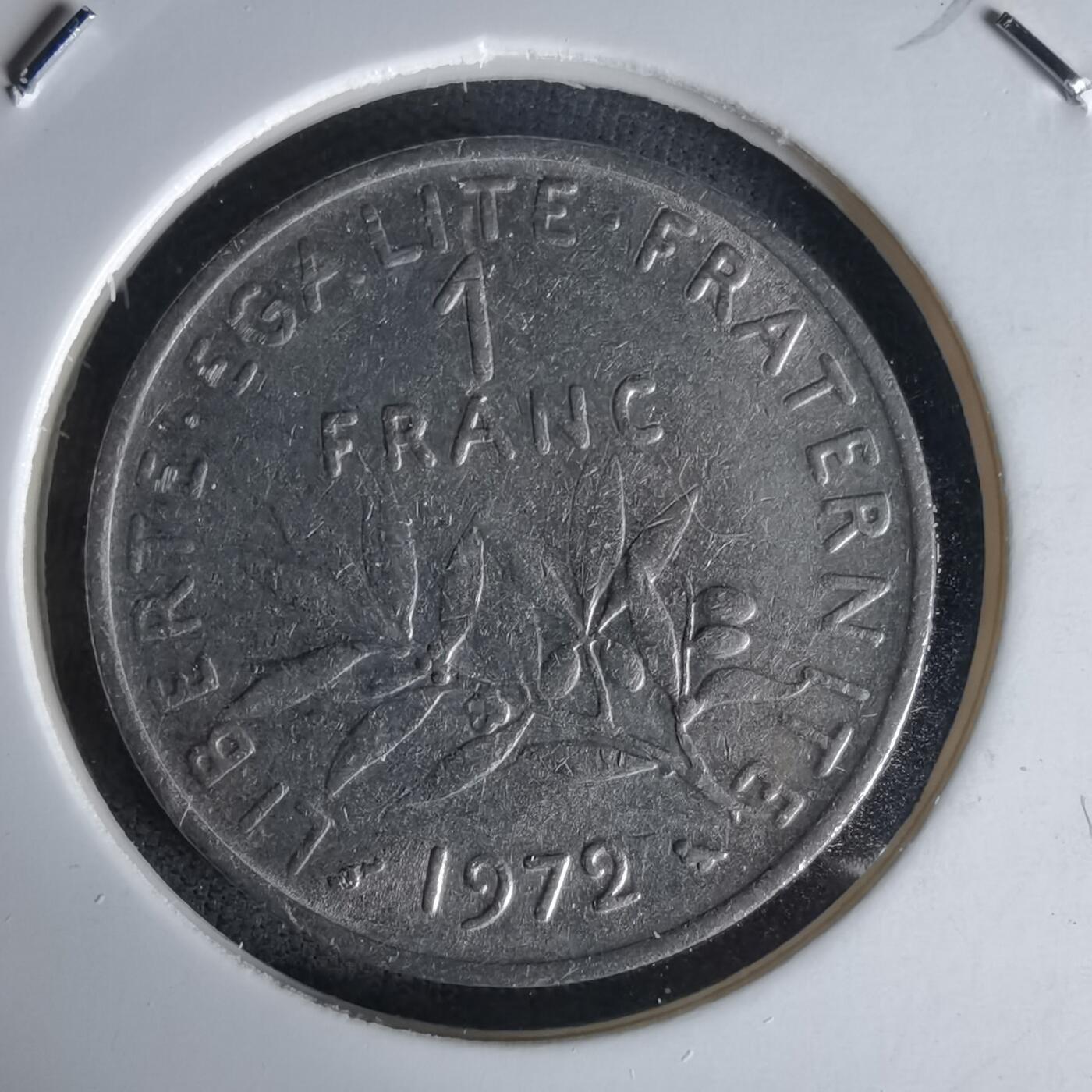 沼泽如烟--第1058场 法国1972年1法郎