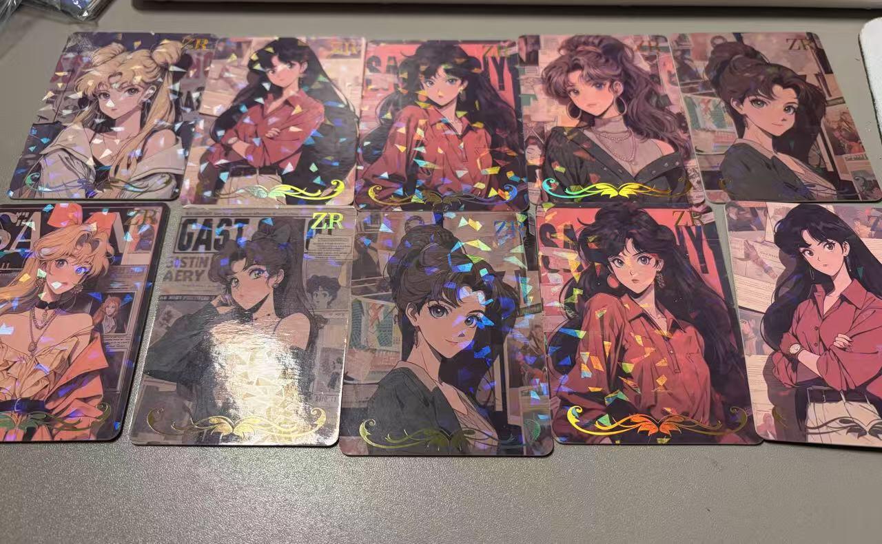 第111期阳大大卡牌拍卖第111期（持续收拍品，周五晚上九点截拍，进群福利早知道） 星光璀璨美少女战士散卡10张