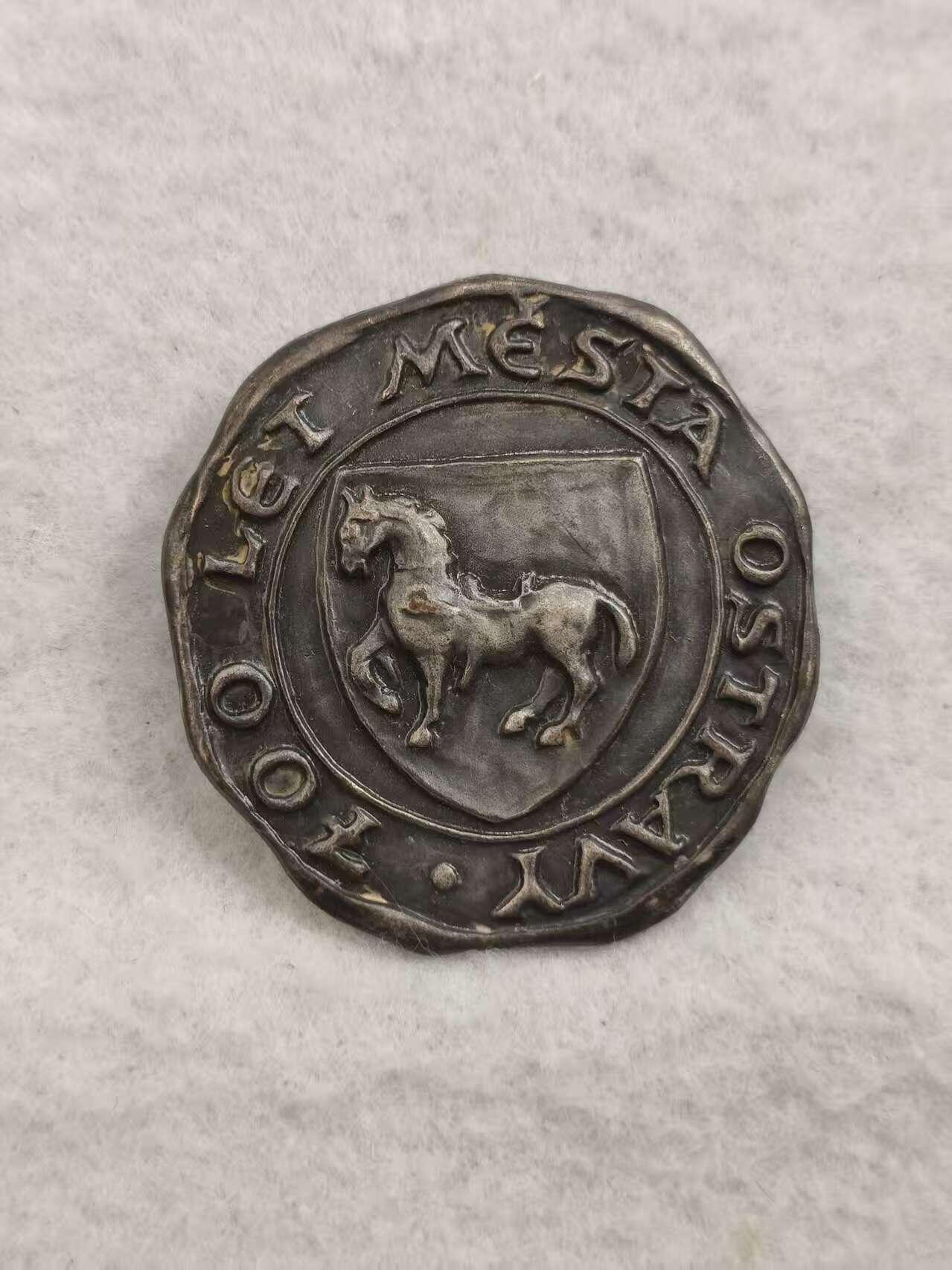 G&W世界散币，银币处理专场（第48场） 捷克 俄斯特拉发建城400周年纪念徽章/胸针