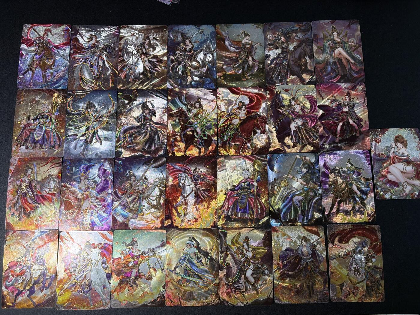 NO.30 好又多金牌大场，每周一站式配齐，方便凑单！（周6晚9点截拍，卖家送拍0抽成！） 【套卡】燎原卡牌 玲姐 杨门女将 全套 合计29张（含佘太君修正卡）幻彩折光