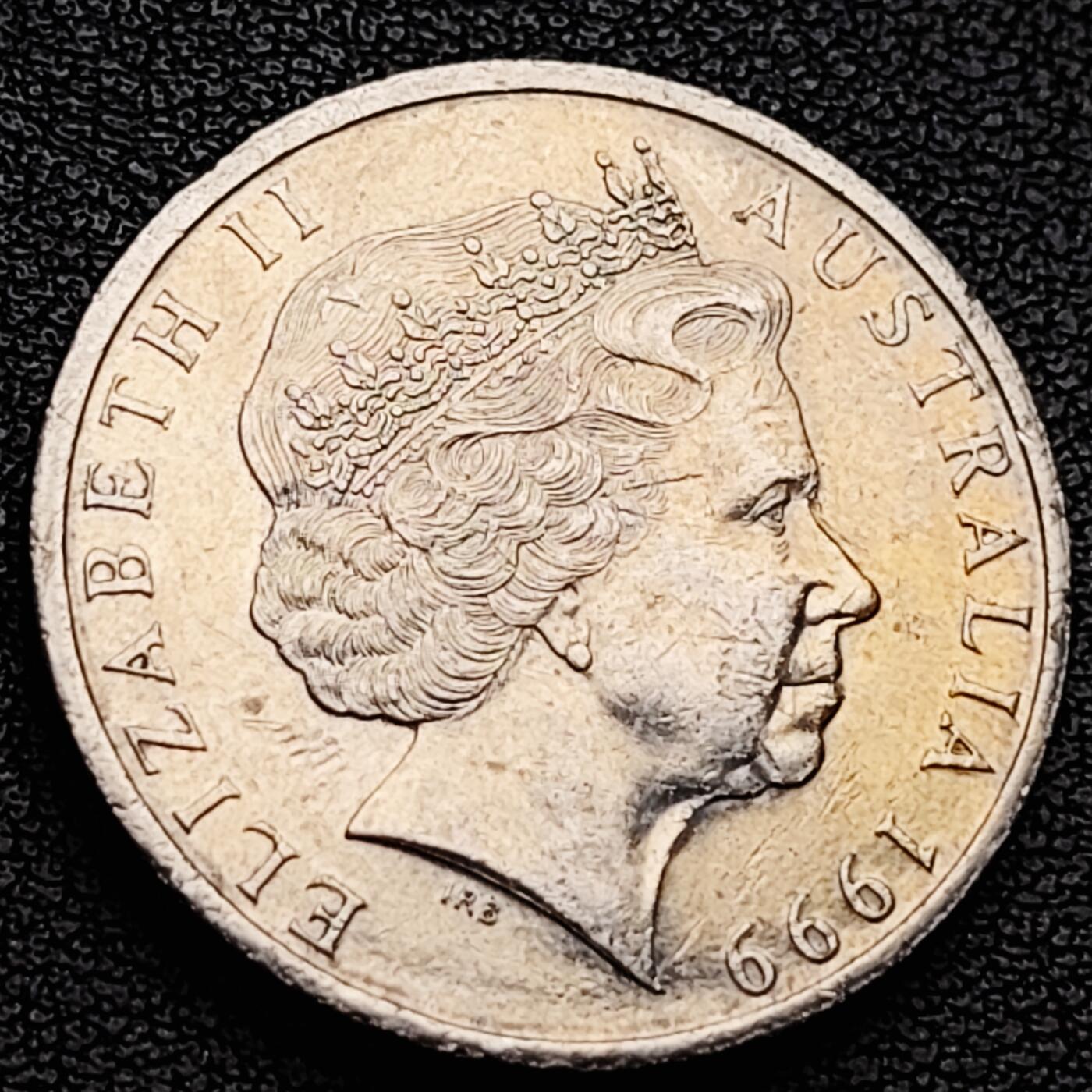 泉币菌-第227场-拍品多 请提前出价 带光 鸭嘴兽 澳大利亚 20分镍铜硬币 28.7毫米 11.3克 纪念币铜钱