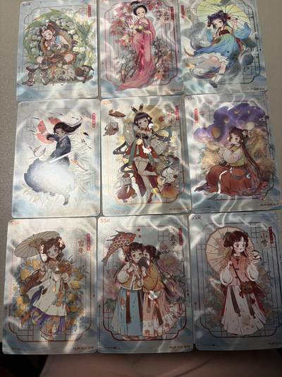 麦趣喜第六场   (4月17号周五晚上22点截拍，专注买家市场，福利拉满)  万漫社 红楼梦 24节气卡 折光工艺 有点光刻的感觉