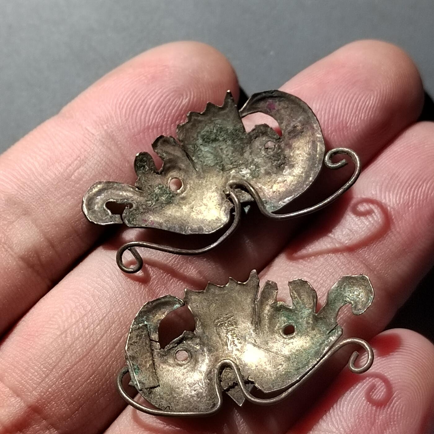 PCAI钱币  16-809  民清老银饰专场  各式纪念章小专场