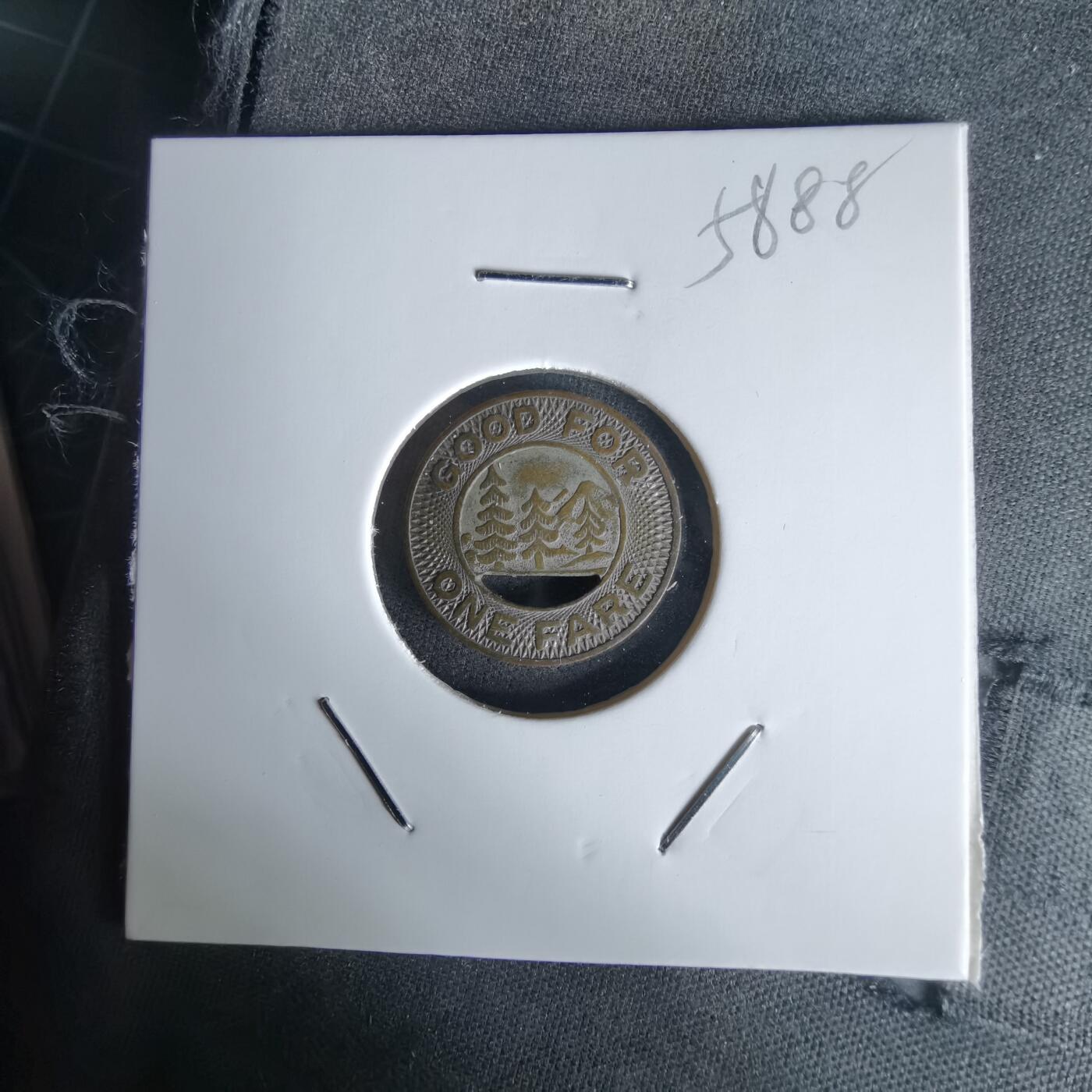 沼泽如烟--第1058场 美国西雅图交通局（Seattle Transit System）的老式通勤代币