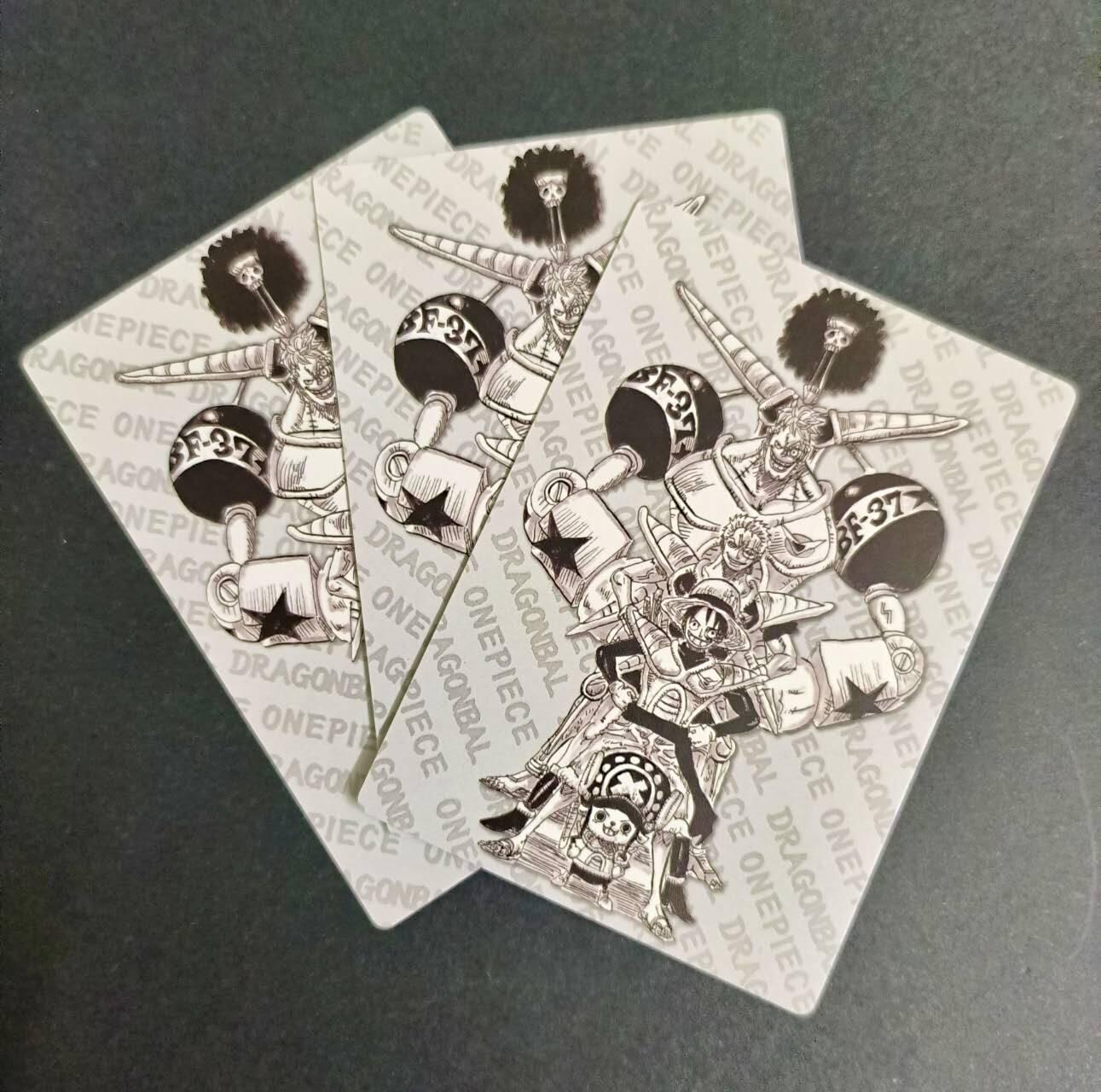 龙虎卡牌-八三场（满200元包邮，无佣金，每周六结拍，欢迎送拍） 粗闪3张 奇点 海贼王路飞 三宫