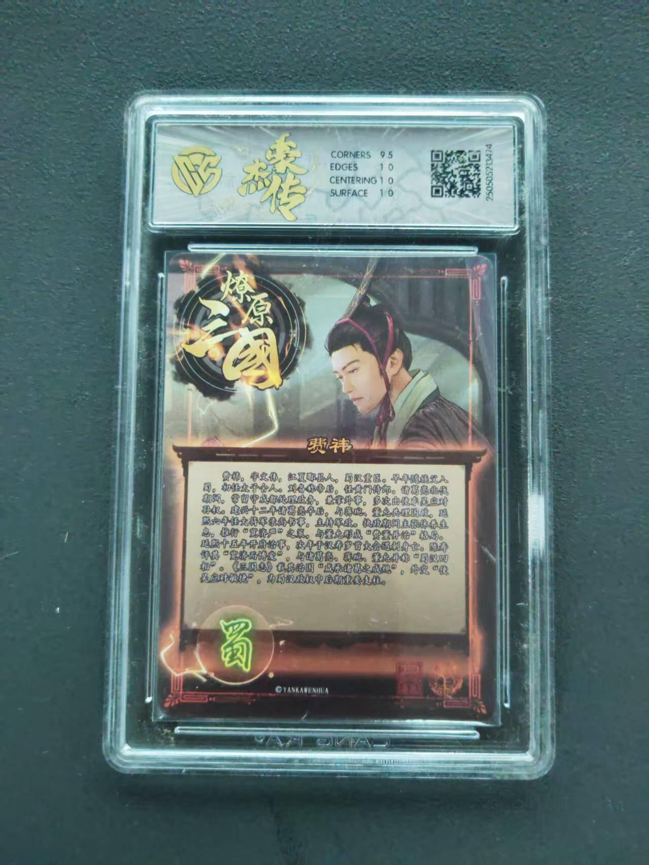 第111期阳大大卡牌拍卖第111期（持续收拍品，周五晚上九点截拍，进群福利早知道） 【10分】2025 焱卡文化 豪杰传*燎原三国 费祎 炫彩（BA-D）