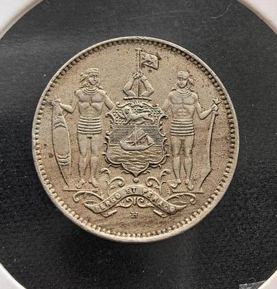 外国优质老铜币纪念币银币专场，周六晚上九点倒数截拍，满百包邮，周日发货,可寄存半年，喜欢朋友微信扫描二维码可直接参拍 - 英属北婆罗洲邦1921年1分铜币，为北婆罗洲特许公司流通币，见证了北婆罗洲作为英属领地的殖民货币体系，是当地近代殖民时期的流通辅币。