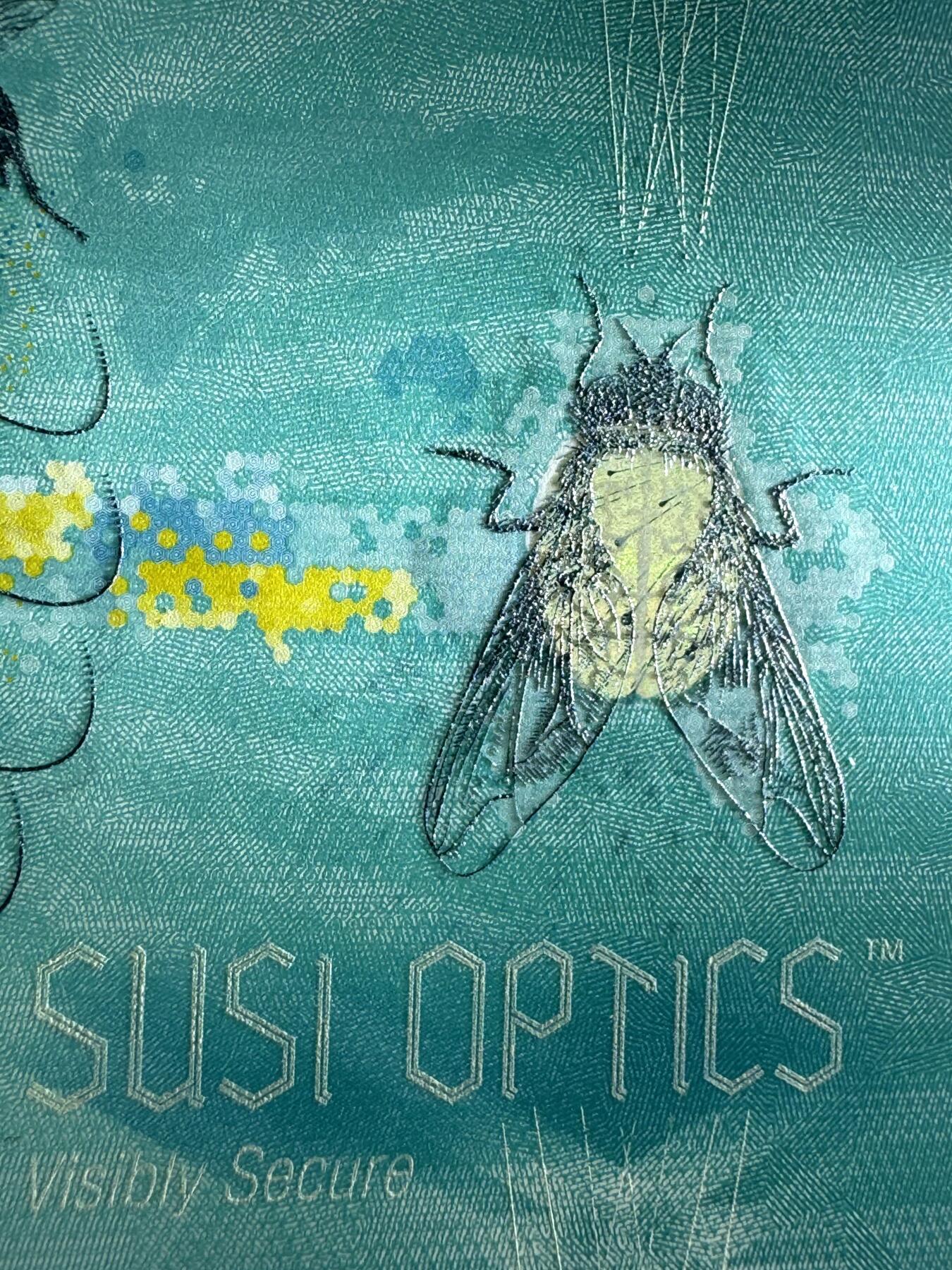 2026第7场（总第234期）：精品外钞、塑料钞、测试钞综合场  SUSI OPTICS 苏芮版“果蝇”Guardian基材塑料测试钞UNC