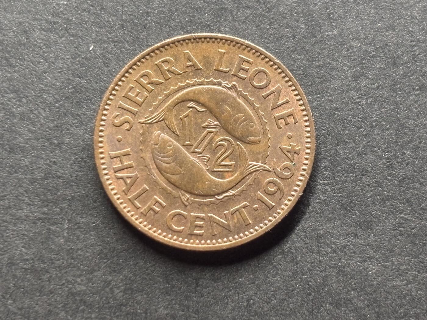 邮泉阁外国硬币限时拍卖第四十六场 （硬币在国外，请付邮费6元） 塞拉利昂