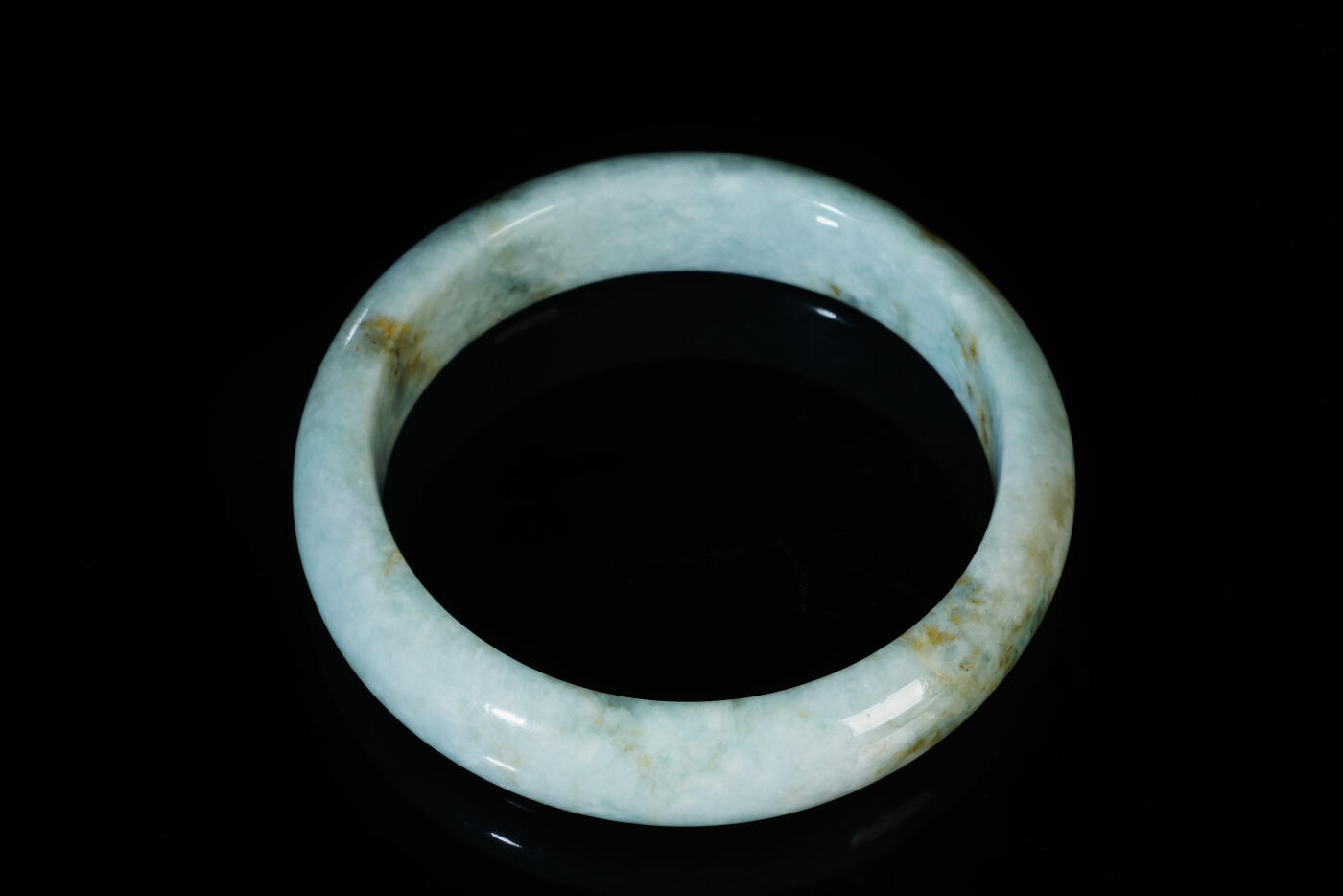 上海都达杂项专场八十一【全场包邮】  天然翡翠（A货）手镯 附鉴定证书97-13