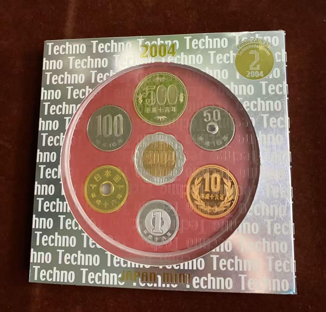 日日生财—方圆世界（全场包邮）第四场 2004年（日本平成16年）日本官方发行的精制硬币套组