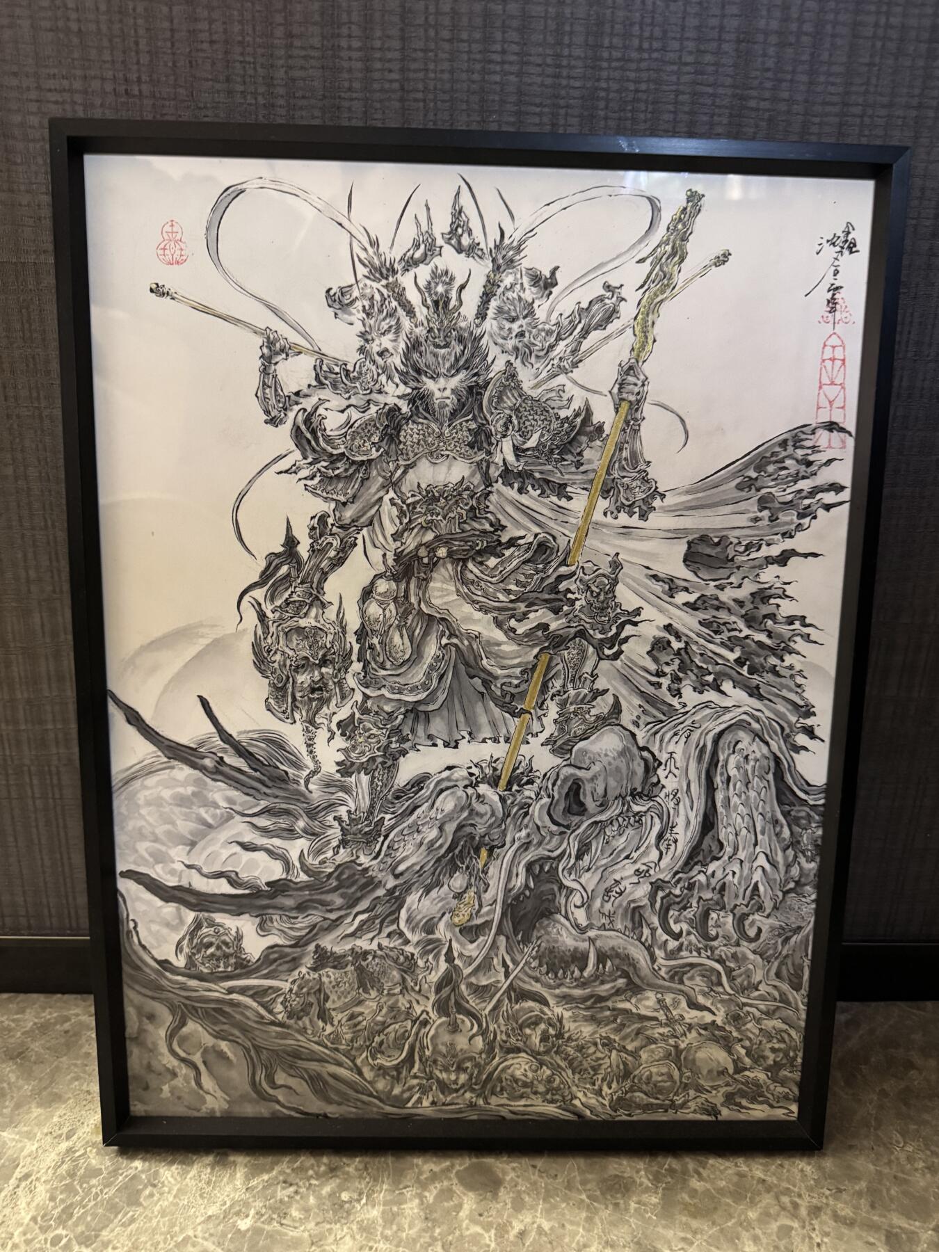 大麦马年第三场 沈鑫 无神之地 原稿 A3尺寸