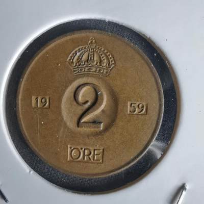 沼泽如烟--第1056场 - 瑞典1959年2欧尔